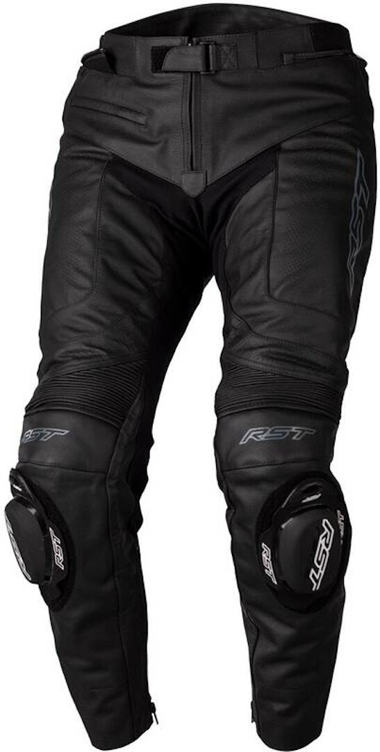 RST S1 Motorfiets lederen broek, zwart, 3XL Voorman