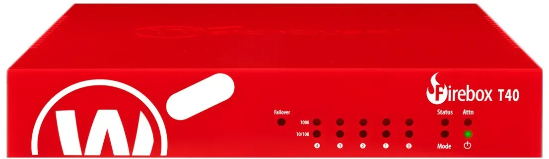 WatchGuard Firebox T40 - Sicherheitsgerät - 5 Anschlüsse