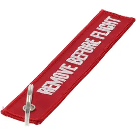 AccuCell Anhänger mit Schriftzug Remove before flight ca. 13 x 2,8 cm