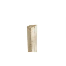 Holzpalisade 10 x 250 cm - Druckimprägniert aus Holz (Kiefer) - 300 cm langer Halbrundstab - Halbrund Holz für Palisaden & Beetbegrenzung
