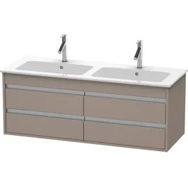 Duravit Ketho Waschtischunterschrank, 4 Schubkästen, wandhängend, Basalt Matt