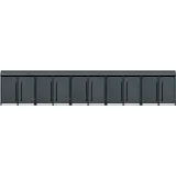 Westmann Metall Mülltonnenbox Moderna 10 10x240 L Anthrazit 83x695x135 cm