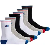 Champion Socken 6er Pack Schwarz/Weiß/Grau 35-38