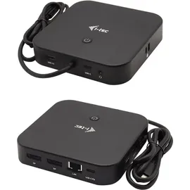 iTEC i-tec USB-C Dual Display Docking Station mit 100W (ohne Netzteil)