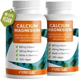 Calcium & Magnesium 360 Kapseln- hochdosiert mit 800 mg Calcium + 400 mg Magnesium pro Tag - hohe Bioverfügbarkeit durch natürliches Calcium aus Rotalgen und Magnesium-Citrat - laborgeprüft & vegan