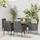 vidaXL Garten-Essgruppe 7-tlg. Grau