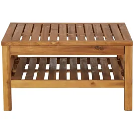 vidaXL 3-tlg. Garten-Lounge-Set mit Dunkelgrauen Kissen Akazienholz