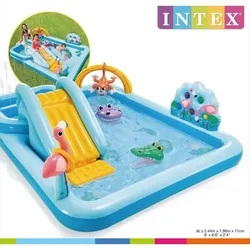 Intex: Abenteuer im Dschungel Aufblasbares Spielcenter - 244 x 198 x 71 cm