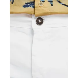 JACK & JONES Regular Fit Shorts mit Eingrifftaschen Modell Weiss, S