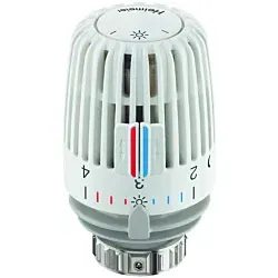 Heimeier Thermostat-Kopf 6040-00.500 weiß, mit Diebstahlsicherung durch 2 Schrauben