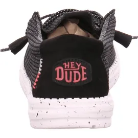 HEYDUDE Wally Sport Herren Schwarz/Weiß 41