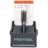 Festool HW S8 D11/20 Nutfräser 11(D)x20x60mm, 1er-Pack (490961)