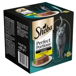 Sheba Perfect Portions Edle Pastete mit Huhn Nassfutter Katze 2 Kartons