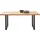 MCA living Zeballos 180 x 75 x 90 cm braun/schwarz