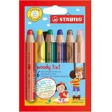 Stabilo Woody 3 in 1 Buntstift 6 St.