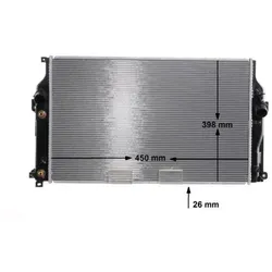 Kühler Motorkühlung MAHLE CR 2271 000S