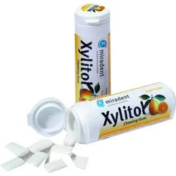 MIRADENT Xylitol Chewing Gum Frucht 30 St