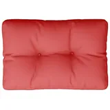 vidaXL Palettenkissen Rot 60x40x12 cm Stoff