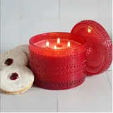 Raspberry Linzer Cookie 510g (4-Docht)