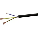 VOKA Kabelwerk H05VVF3X15 Schlauchleitung H03VV-F 3 x 1.5 mm2 Schwarz 100 m