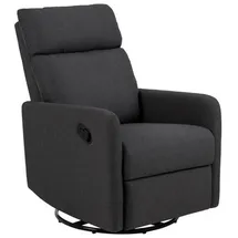 OSCA Sessel MIKELLI Stoff 93,5 x 99 x 67 cm Grau
