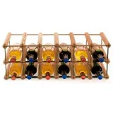 Proregal Weinregal Braun, Holz, Kiefer, Rechteckig, 62.5x22.5x24.5 cm, Wohnzimmer, Regale, Weinregale