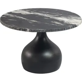 FineBuy Couchtisch Schwarz Marmor 60 x 41 cm