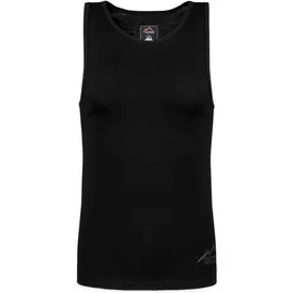 normani Outdoor Sports Normani, Herren Merino Unterhemd Alice Springs in Schwarz, 60, 4XL