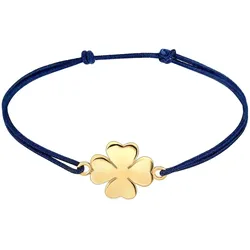 Elli Kleeblatt Glücksbringer Talisman Mojo 925 Silber Armbänder & Armreife   Damen 