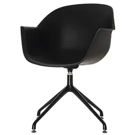 Paperflow 2 meet powered by PAPERFLOW Schalenstühle MOON CHMOONX2.01.01 schwarz Kunststoff