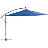 vidaXL Ampelschirm Ø 350 cm blau 47131