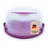 Intirilife Kuchentransportbox, Lila, Kunststoff, 28.8x13.2x29.8 cm, Tragegriff, Backen, Kuchentransportboxen