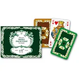 Piatnik 2432 - Bridge Poker Whist 2 x 55 Karten, grün