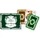 Piatnik 2432 - Bridge Poker Whist 2 x 55 Karten, grün