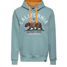 King Kerosin Sweatshirt California Motor State grün L