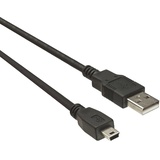 PremiumCord USB 2.0, A-B Mini, 5Pins, 0, 5m