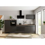 BASIC by Balculina Küchenzeile Jazz 320 cm schwarz