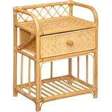 Atmosphera Nachtschrank Aoni 45 x 30 x 60 cm Beige