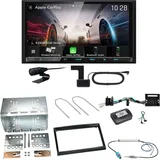 Kenwood DMX8021DABS Android Auto Einbauset für Peugeot 207 307 Partner Expert