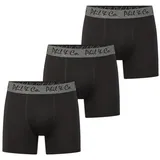 Phil & Co. Berlin Retro Boxer Jersey Core schwarz 3XL 3er Pack