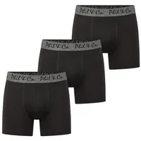 Phil & Co. Berlin Retro Boxer Jersey Core schwarz 3XL 3er Pack
