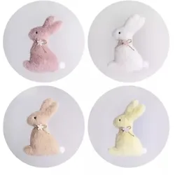 Plüschhase Dekoration - 11 cm, verschiedene