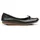 CLARKS Freckle Ice Ballerinas Black Leather 41