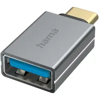 Hama USB-OTG-Adapter USB-C-Stecker & USB-Buchse USB 3.2 Gen1 Aluminium 5 Gbit/s