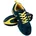 Sb Sra Halbschuhe Wildleder blau/gelb 39