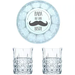 Nachtmann Whiskyglas mit Gravur Papa Ist Der Beste, 2er Set