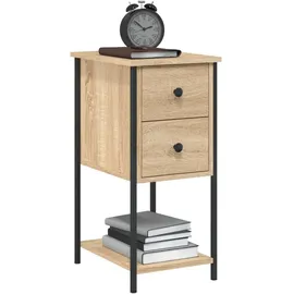vidaXL Nachttisch Sonoma-Eiche 32x42x70 cm Holzwerkstoff