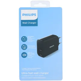 Philips DLP2621/12 Ladegerät für mobile Geräte Universal Black power adapter - USB 24 pin USB-C - 30 Watt