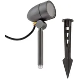 EVN Lichttechnik HV-Spot Metall 25,0 cm inkl. Erdspiess grau