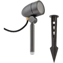 EVN Lichttechnik HV-Spot Metall 25,0 cm inkl. Erdspiess grau